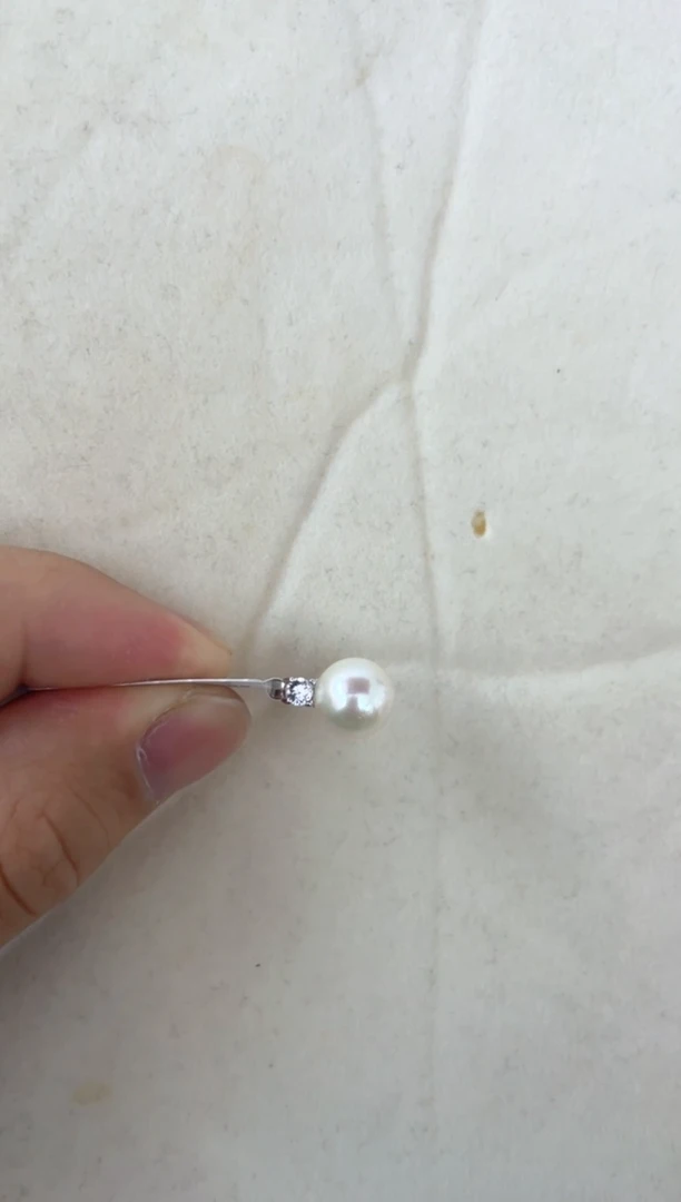 【闪购商品】海水珍珠颈饰银S925镶嵌吊坠