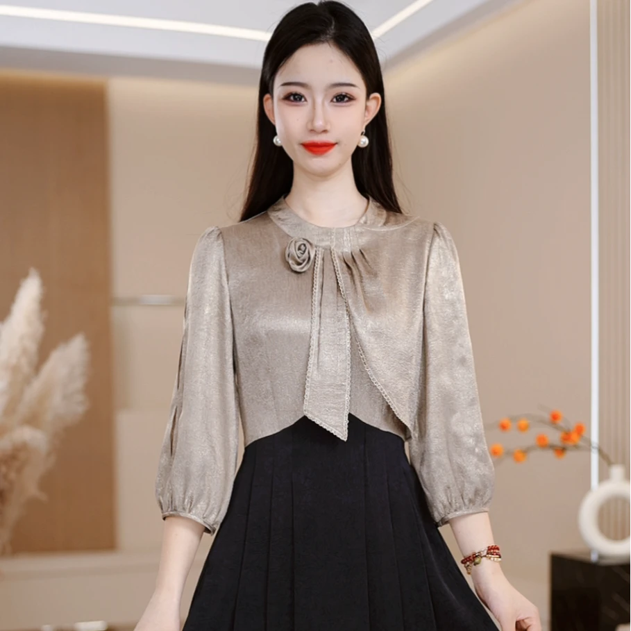 优雅温柔精致时尚百搭女装连衣裙M-4XL