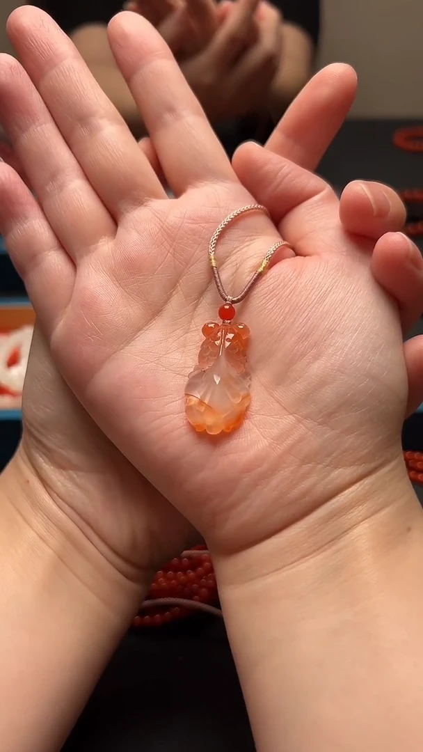 未镶嵌南红玛瑙挂件鸿运小鱼