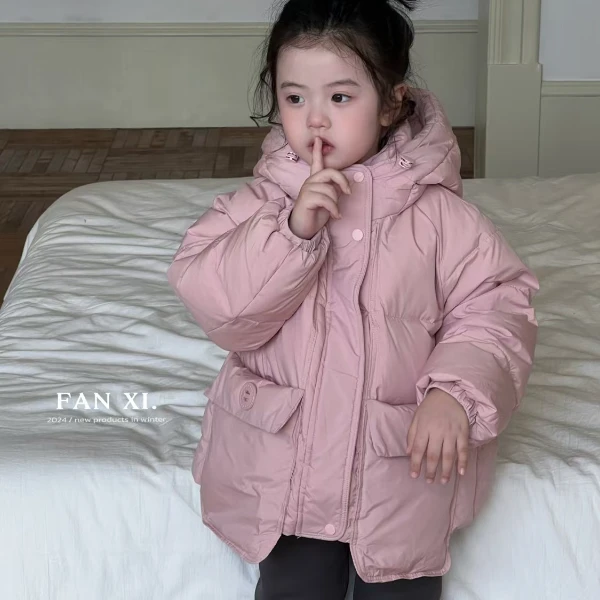 065 男女童小童韩系童装羽绒服