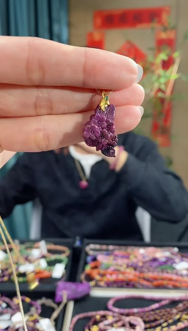 【闪购商品】苏纪石（舒俱来）吊坠(不含链)18K金镶嵌814