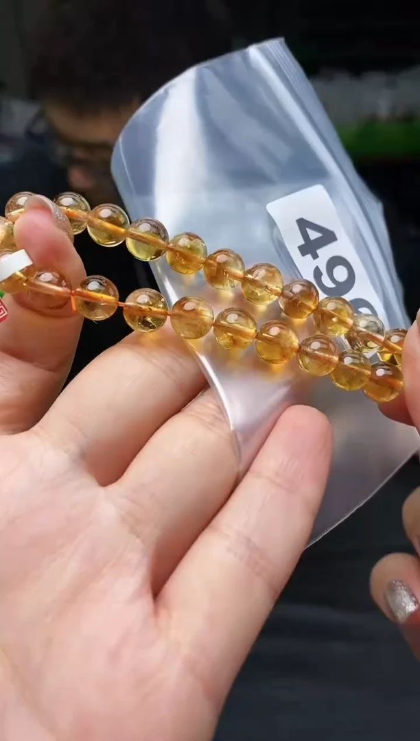 未镶嵌手串水晶彩496