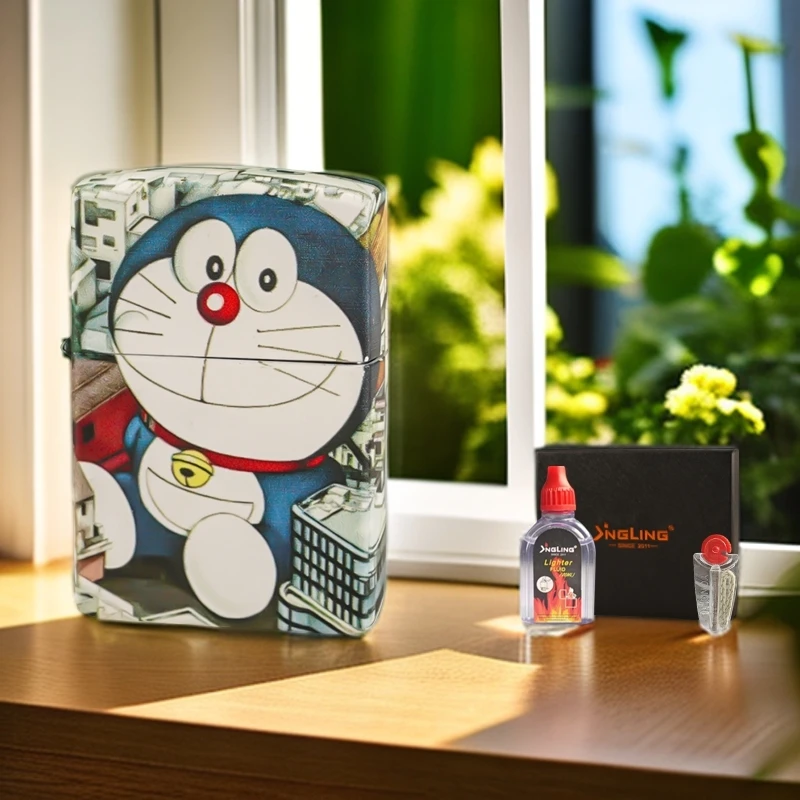 夜光蓝胖子煤油打火机三件套 （需自行加油）44