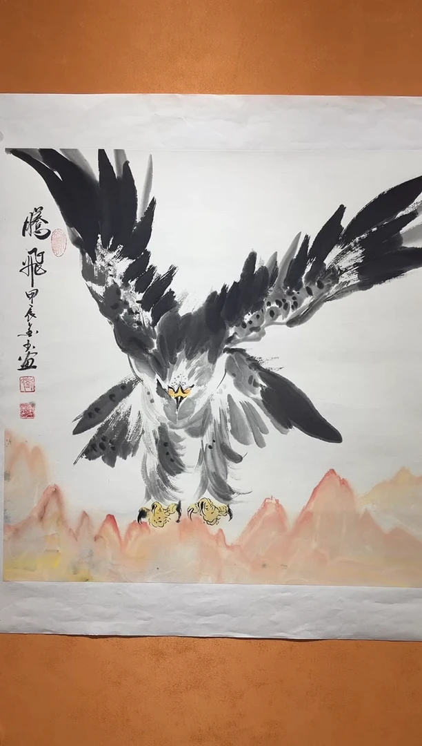 国画刘金玉老师亲笔手绘