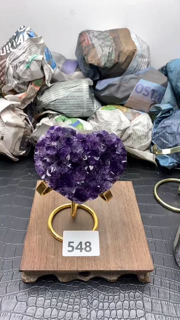 【闪购商品】紫晶1未镶嵌548号爱心