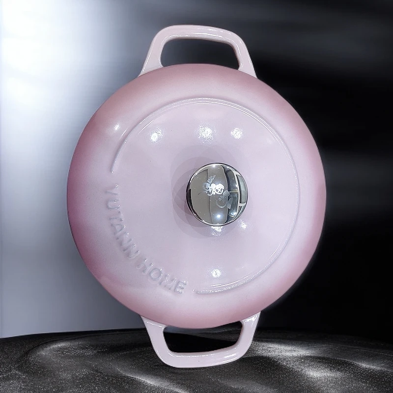 雨田家963048达美珐琅锅汤炖锅22CM