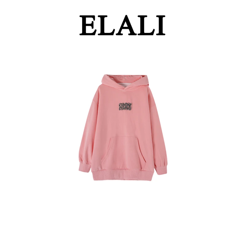 ELALI 时尚百搭卫衣 5036粉色