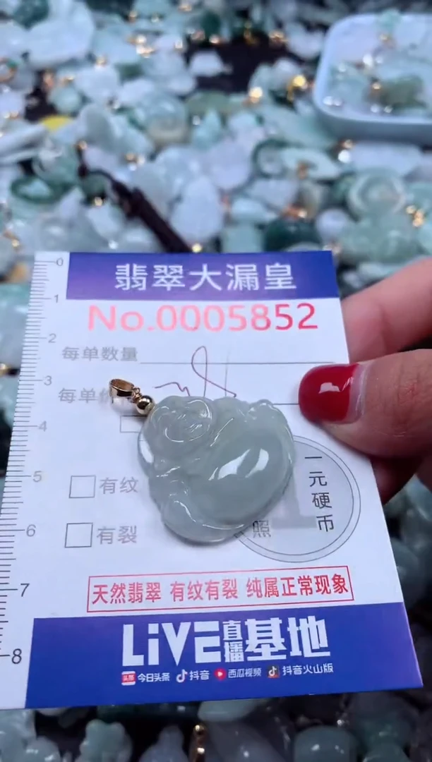 颈饰未镶嵌翡翠5852