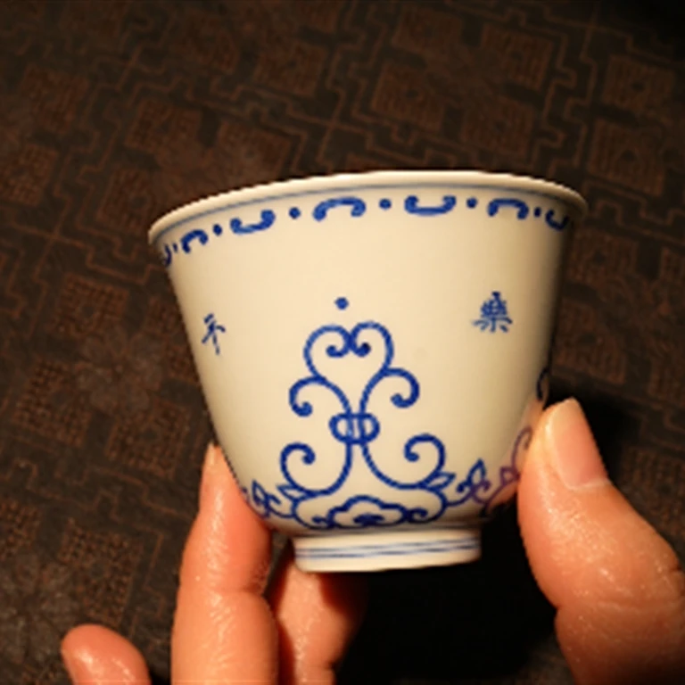 【景德詺兮】平安喜乐花神杯MX1251