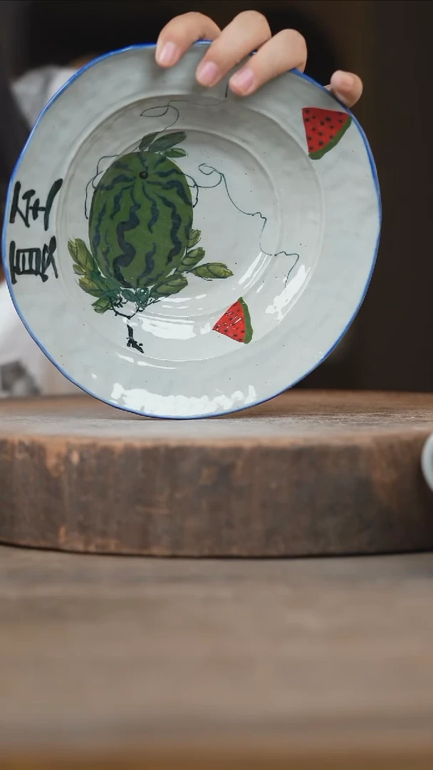 瓷片景德镇高温釉下彩（食品级）