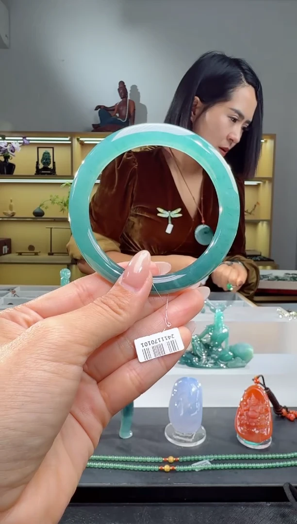 未镶嵌手镯翡翠58.5圈