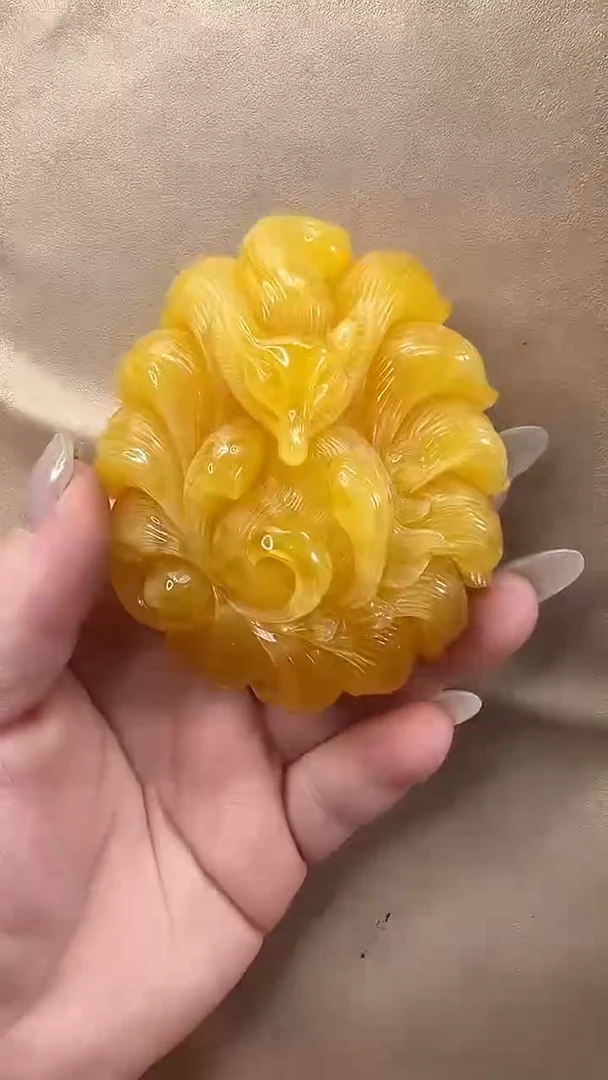 琥珀颈饰未镶嵌吊坠