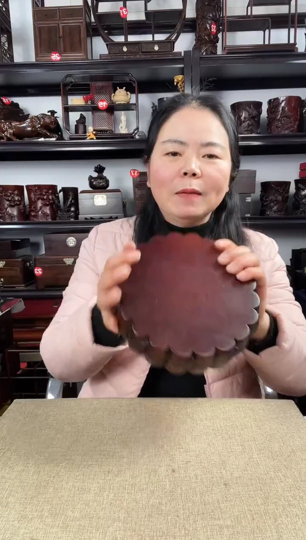 木瑕疵410老李红木工艺品