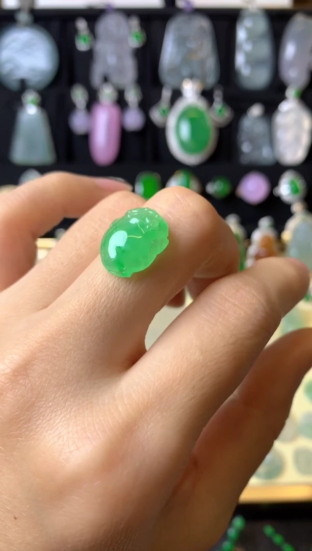 【闪购商品】定制翡翠未镶嵌1裸玉（客户意向镶嵌）