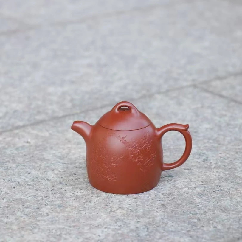 110cc左右 朱泥迷你小品  秦权  紫砂壶
