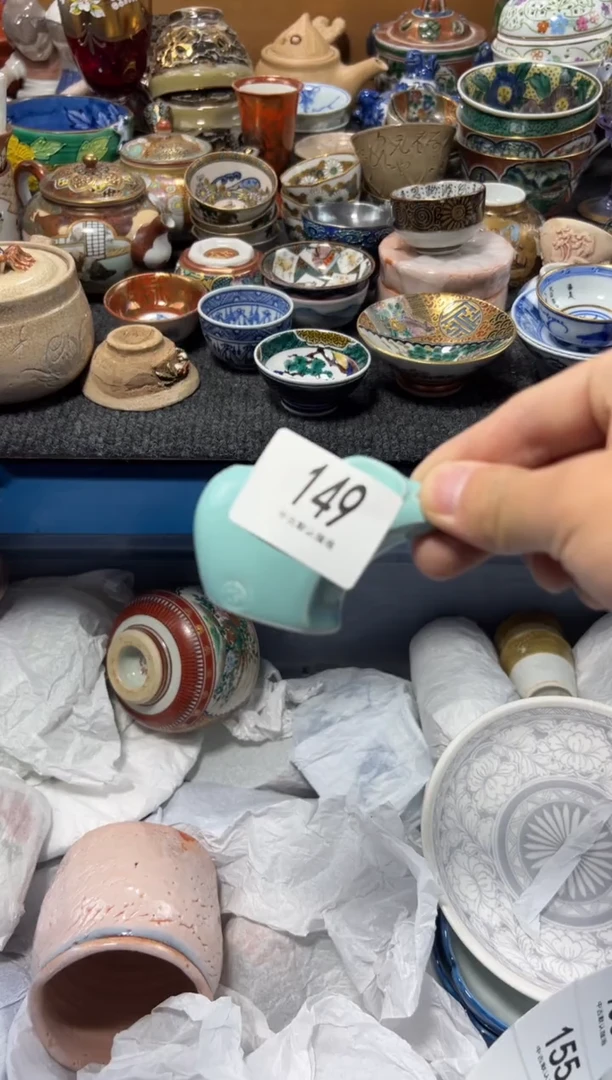 瓷片佛*夏目海外回流瓷器中古品。