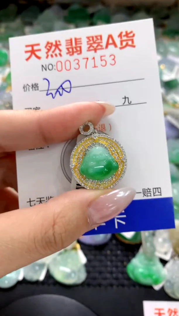 颈饰银S925镶嵌翡翠1111111111111111
