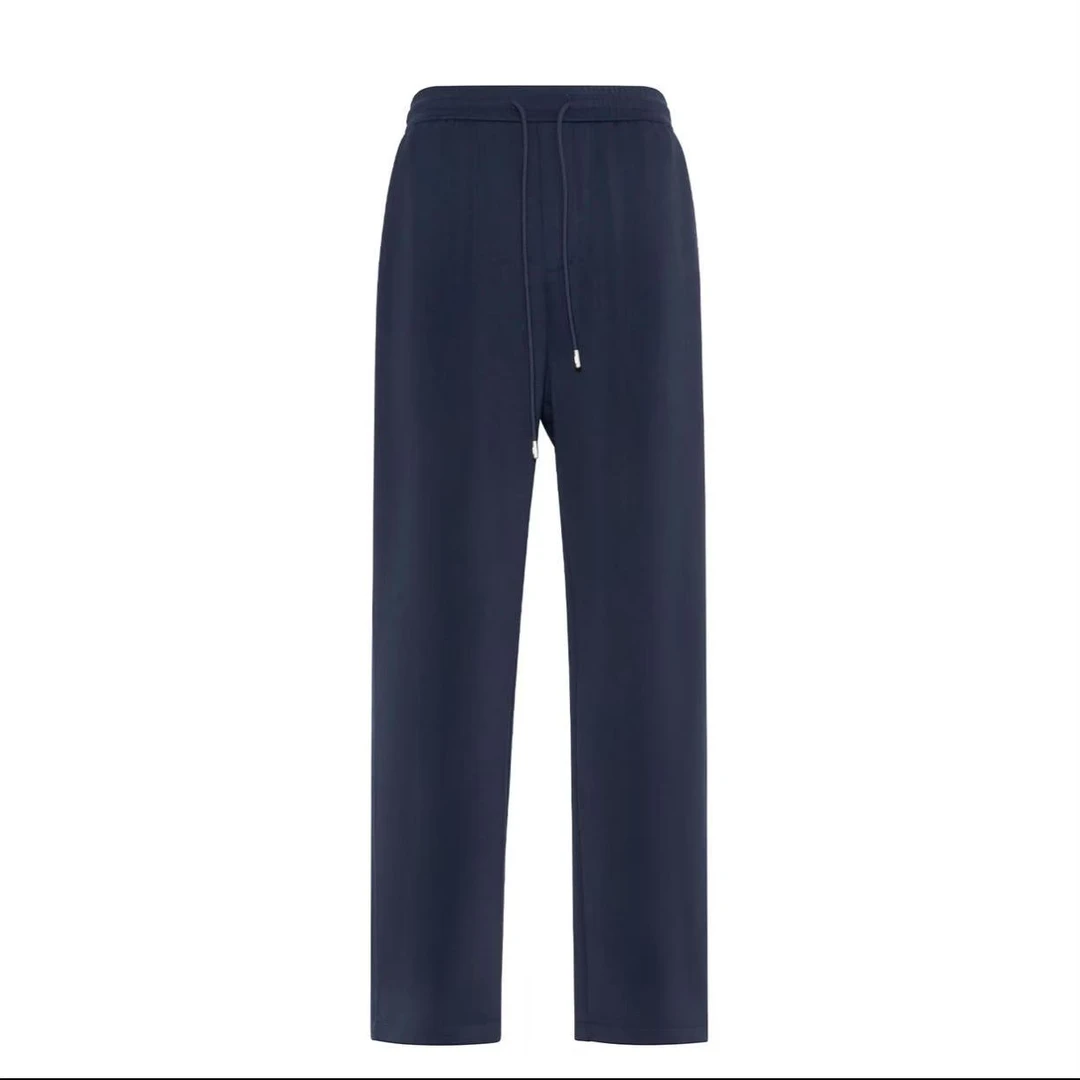 裤子男春季新款男士休闲潮牌直筒卫裤百搭潮流透气宽松阔腿长裤男