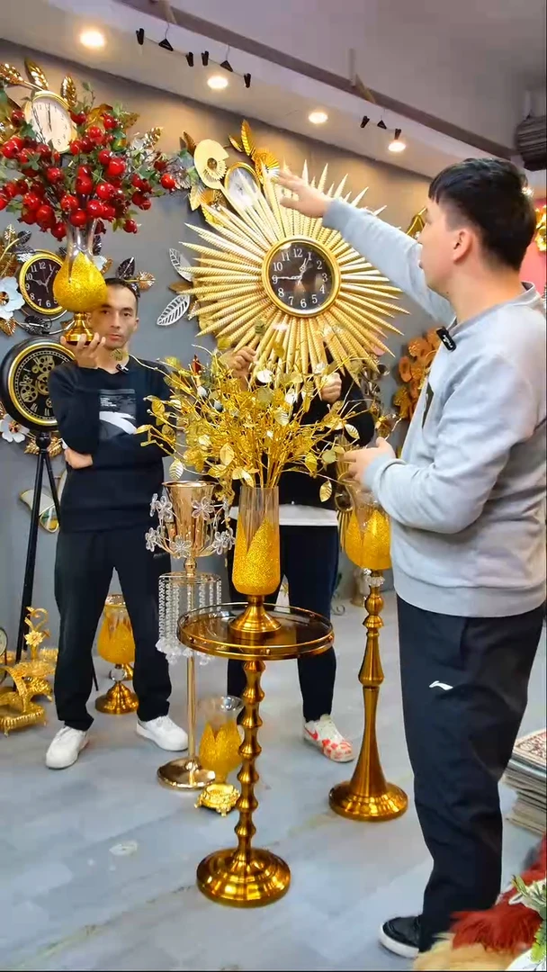 人造板瘦花瓶加10个金花