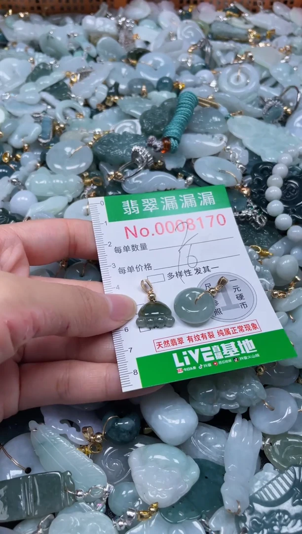 颈饰未镶嵌翡翠8170