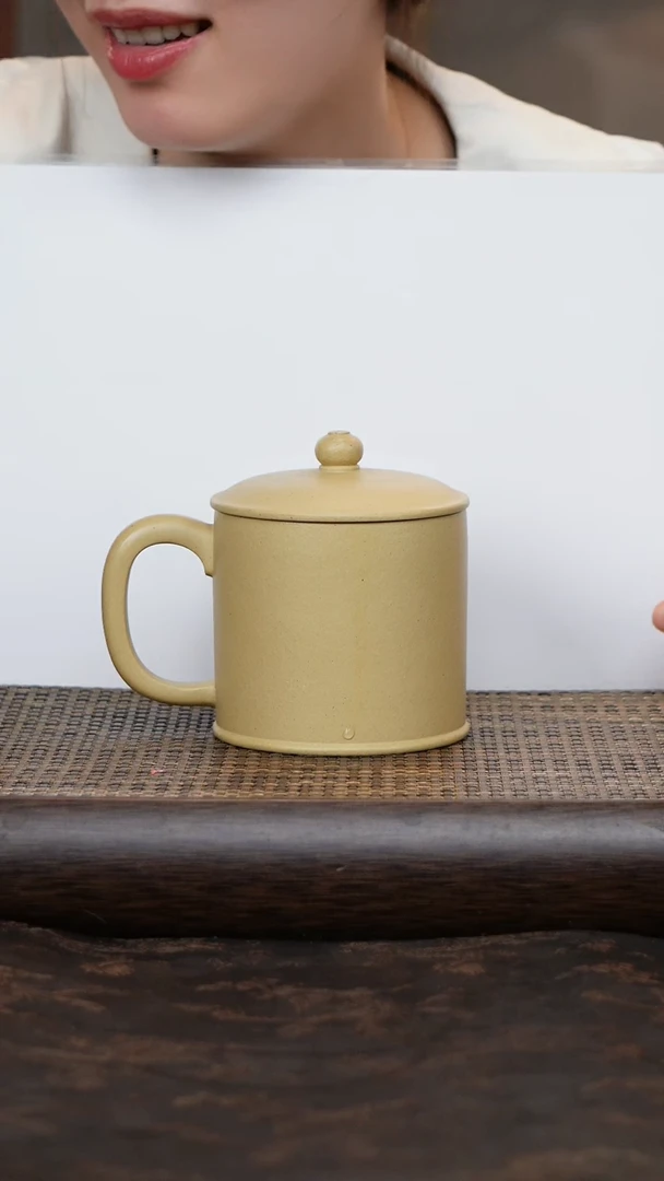 茶杯紫砂本绿紫气