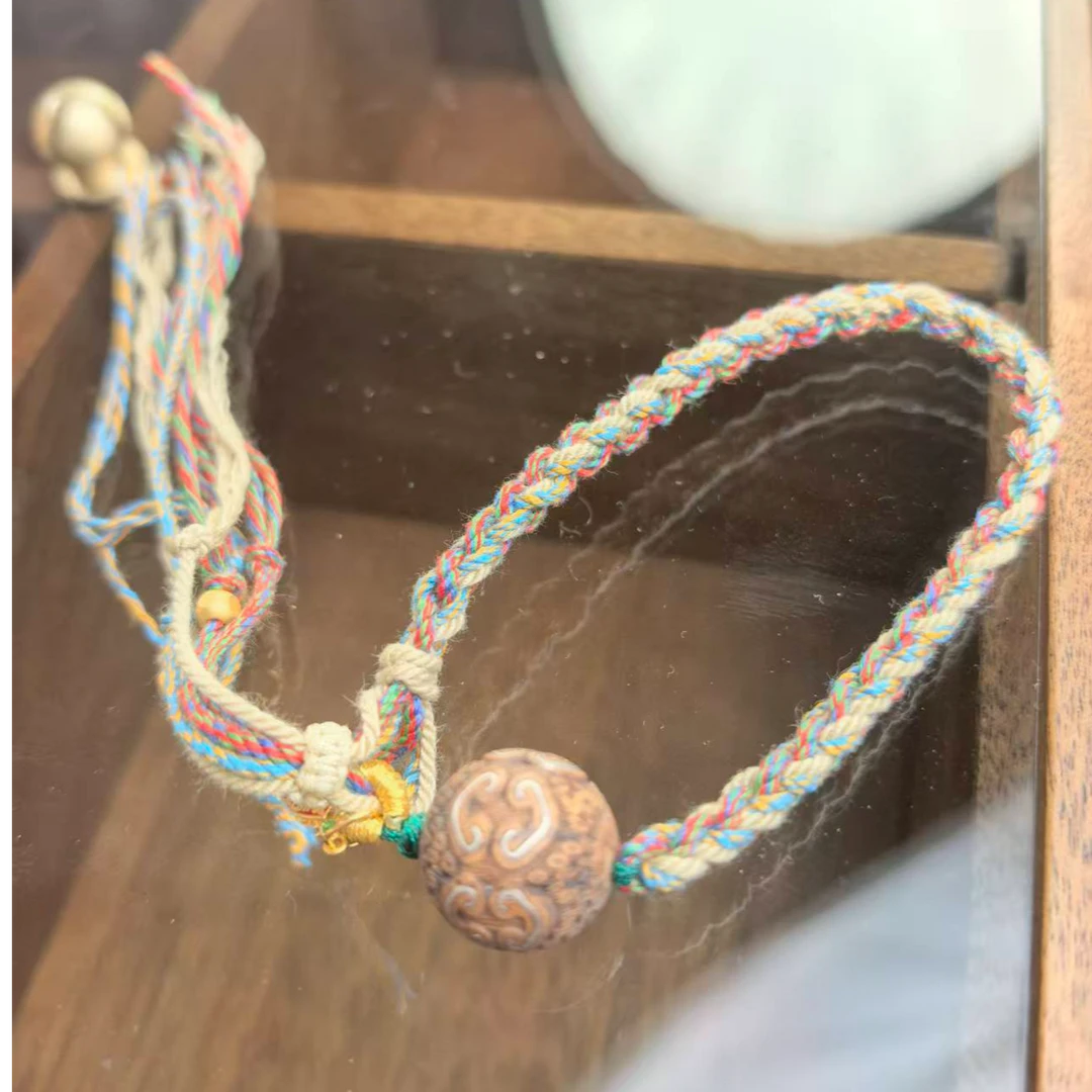 【归宁】老山檀手工编绳手串