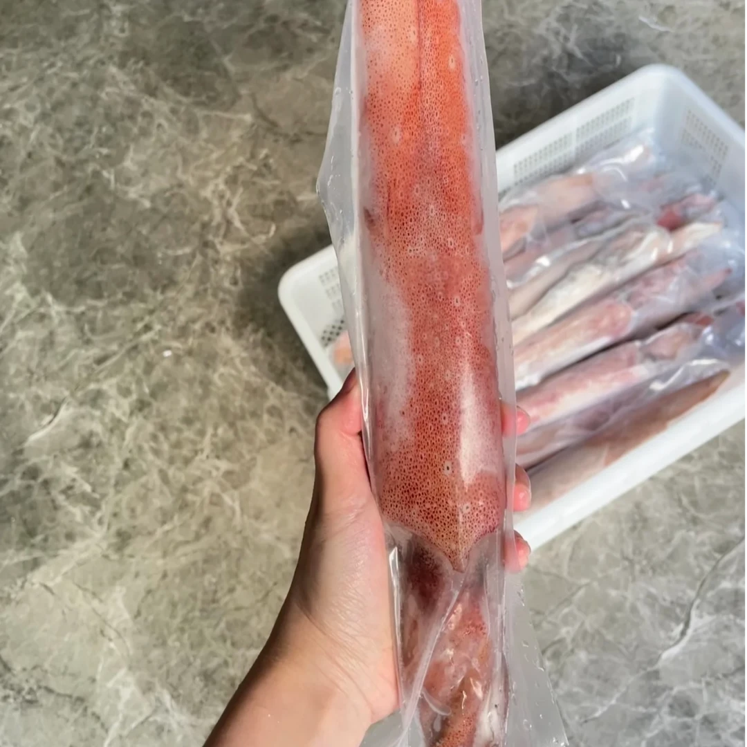 南海海域 野生手钓长管鱿鱼 3斤 顺丰包邮 码头直发