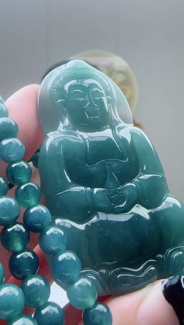 颈饰未镶嵌翡翠天然A货翡翠  多样性发其一