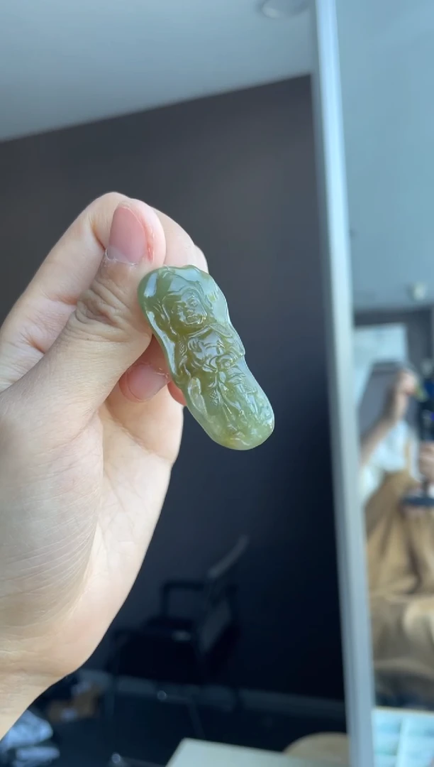 吊坠(不含链)未镶嵌翡翠天然缅甸A货翡翠