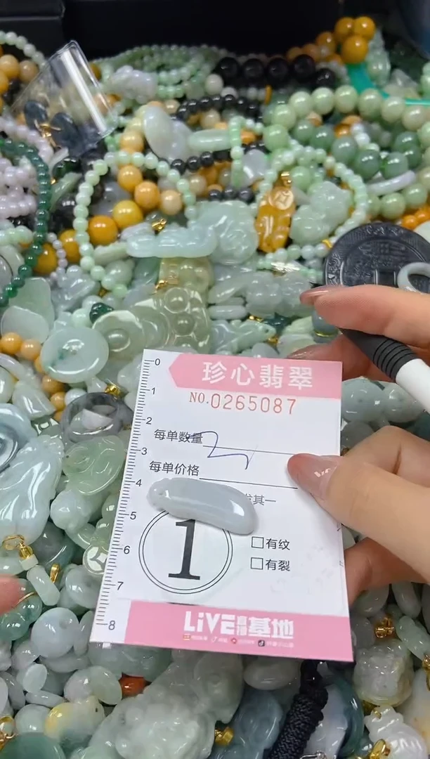 翡翠未镶嵌颈饰闪购0265087