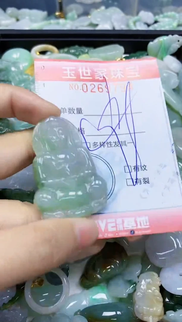 翡翠未镶嵌颈饰闪购0269794多样性发其一