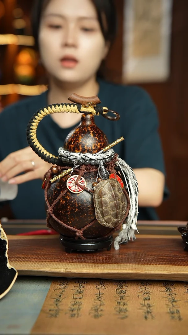 152号800ml左右非遗大漆酒葫芦