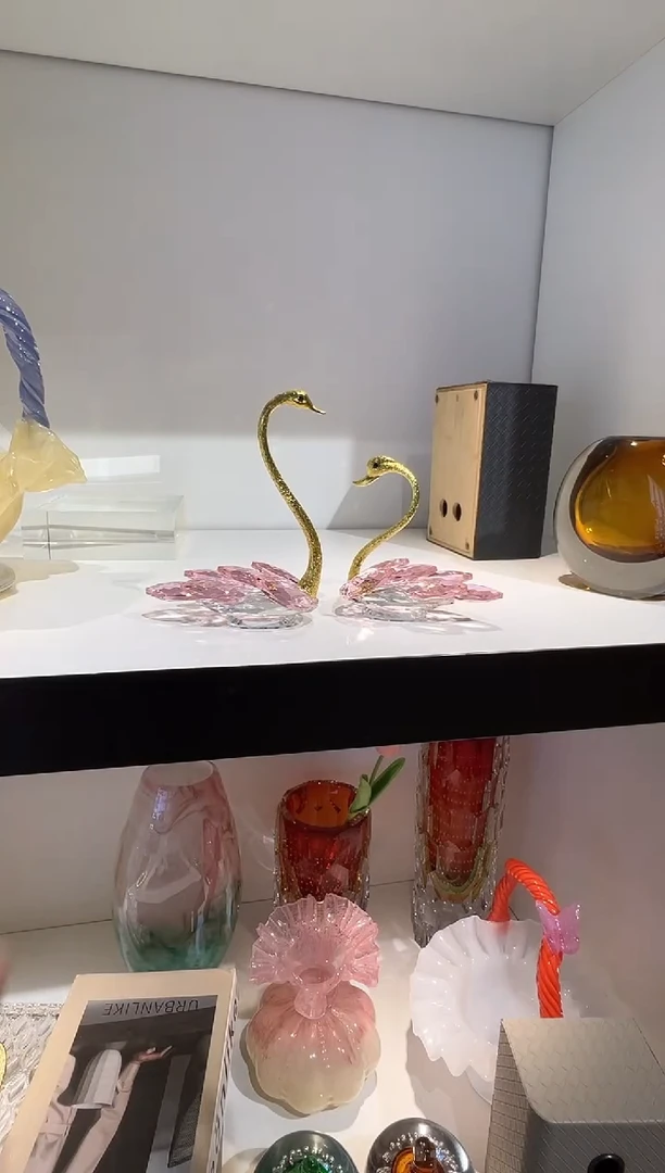 粉色小天鹅一对 现货