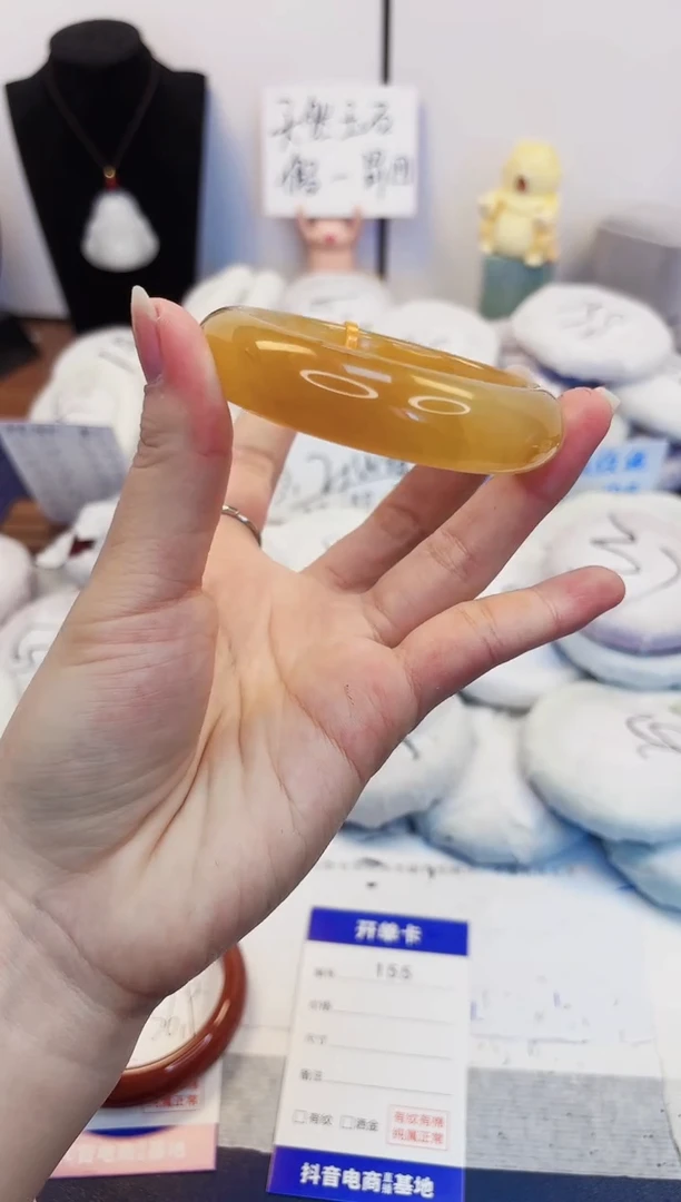 【闪购商品】石英质玉手镯未镶嵌155-财气镯56圈口