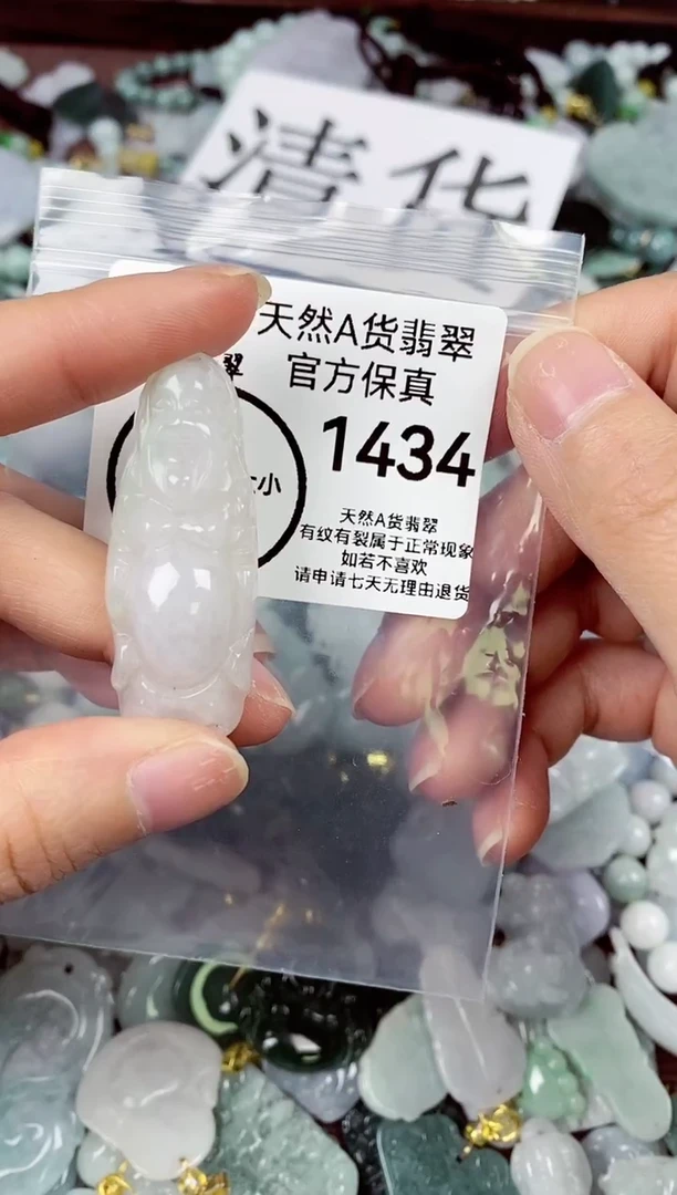 【闪购商品】翡翠颈饰未镶嵌天然A货翡翠1434