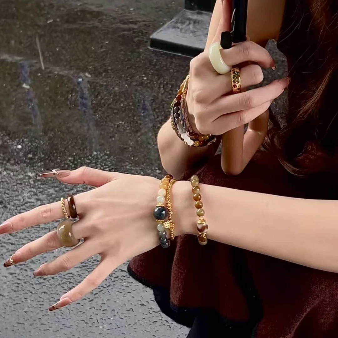 原创爆款个性天然水晶手串