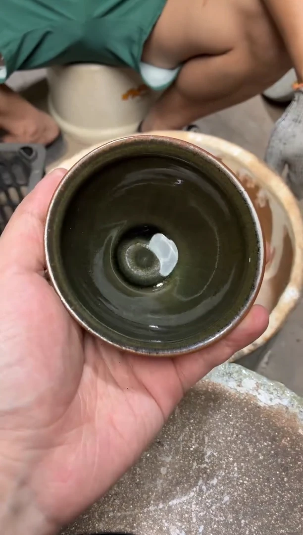 茶盏真柴烧建盏换点柴火