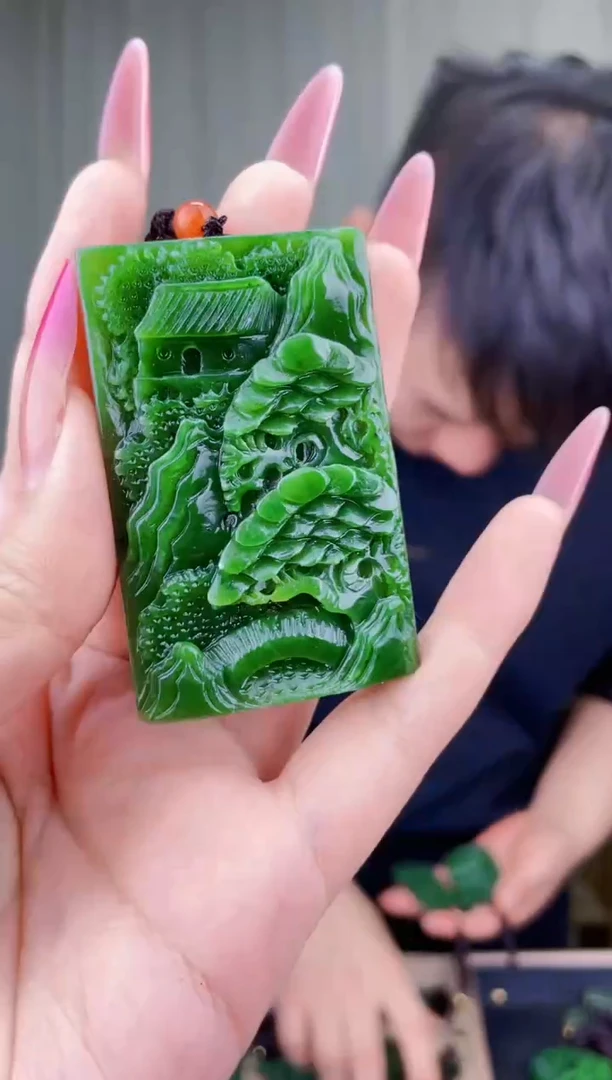 和田玉未镶嵌挂件拍一发一，多样性发货！