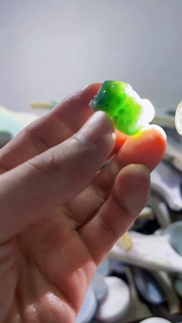 【闪购商品】翡翠裸石缅甸翡翠A货文576