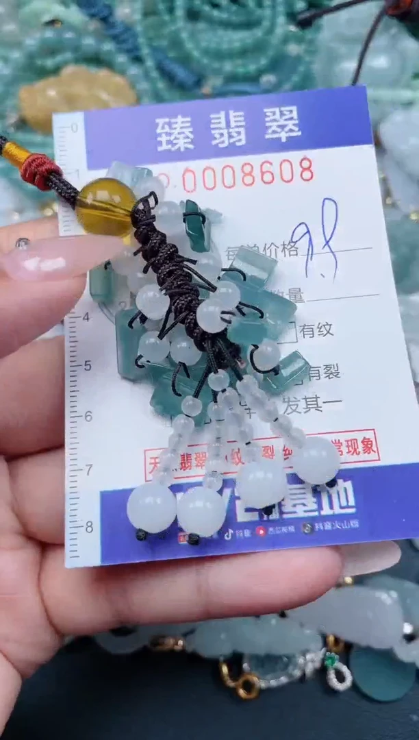翡翠未镶嵌颈饰.0008608