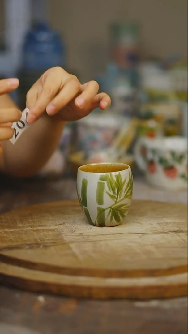 瓷片景德镇手绘同款204