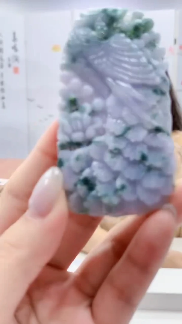 定制翡翠未镶嵌4829lr-毛货挂件98
