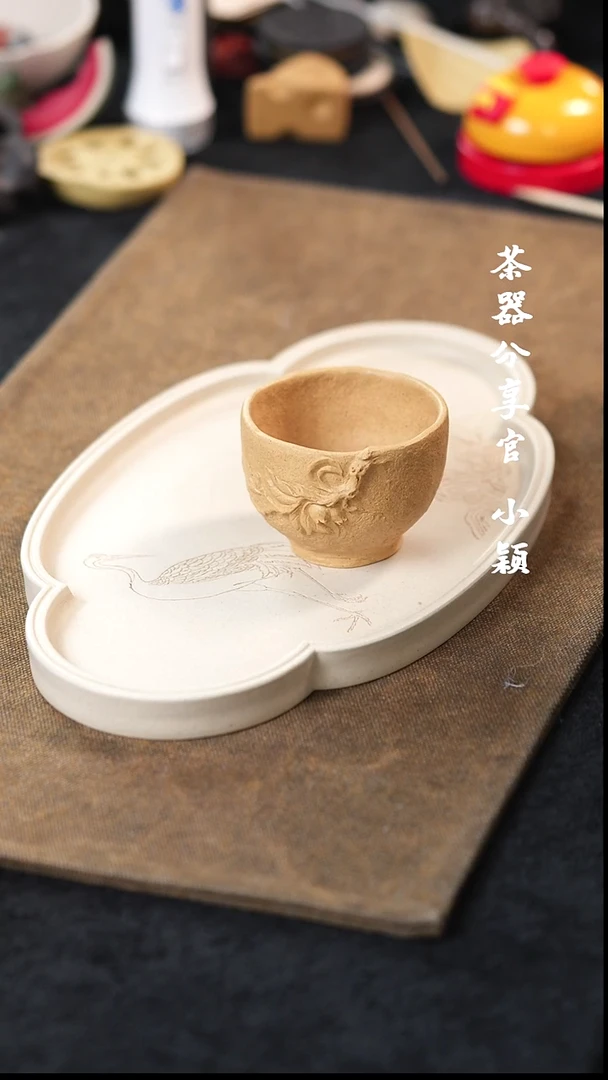 茶杯紫砂段泥全手工主人杯