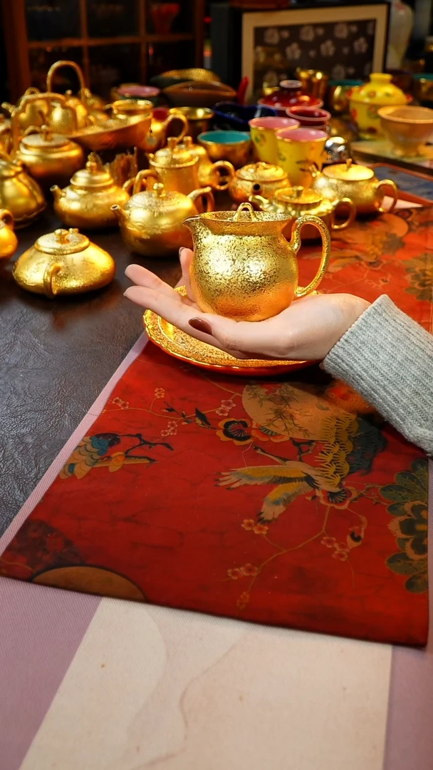 茶杯紫砂【宜景窑系列】金壶