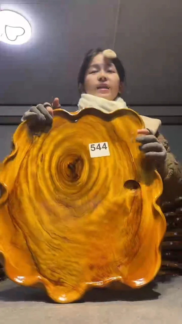 实木原木茶盘 一物一拍(不含配件）