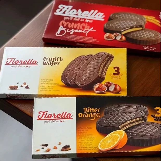 {2025年8月17}土耳其FIorella巧克力夹心饼干休闲食品