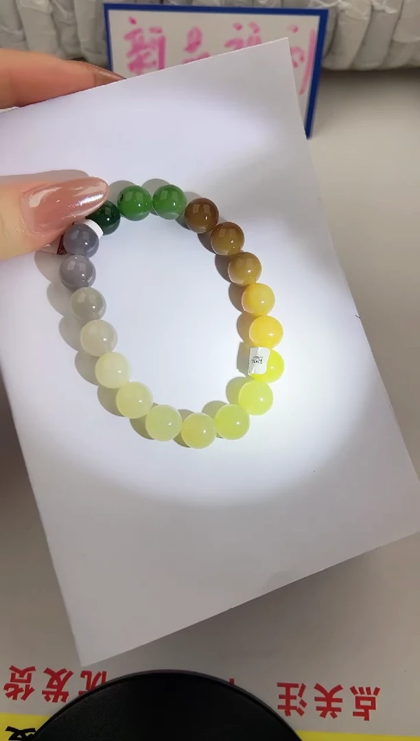 未镶嵌手串和田玉1颜色微差无瑕疵