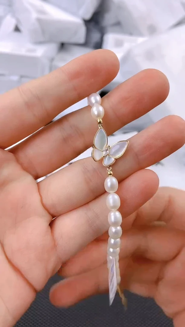 未镶嵌耳饰淡水珍珠sl1017