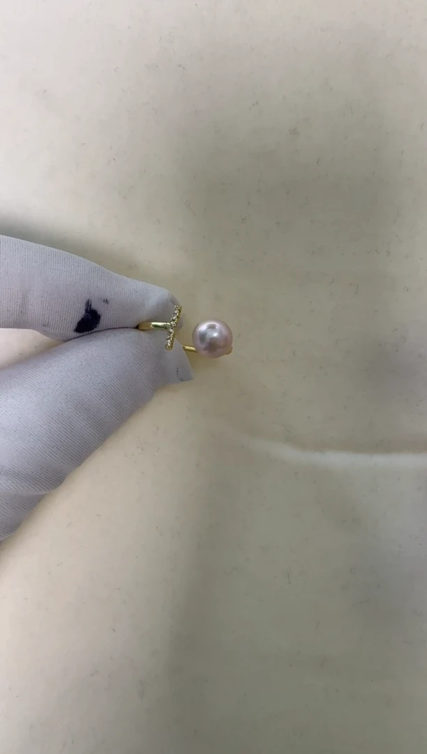 【闪购商品】淡水珍珠戒指未镶嵌B22