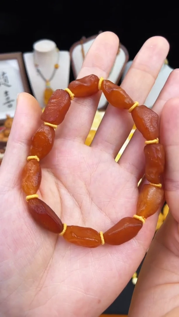 琥珀未镶嵌珠宝奇石柒月